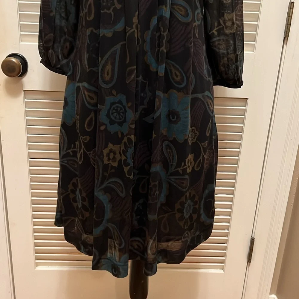 Nina Dress in Black Floral, Size Medium - Picture 6 of 17